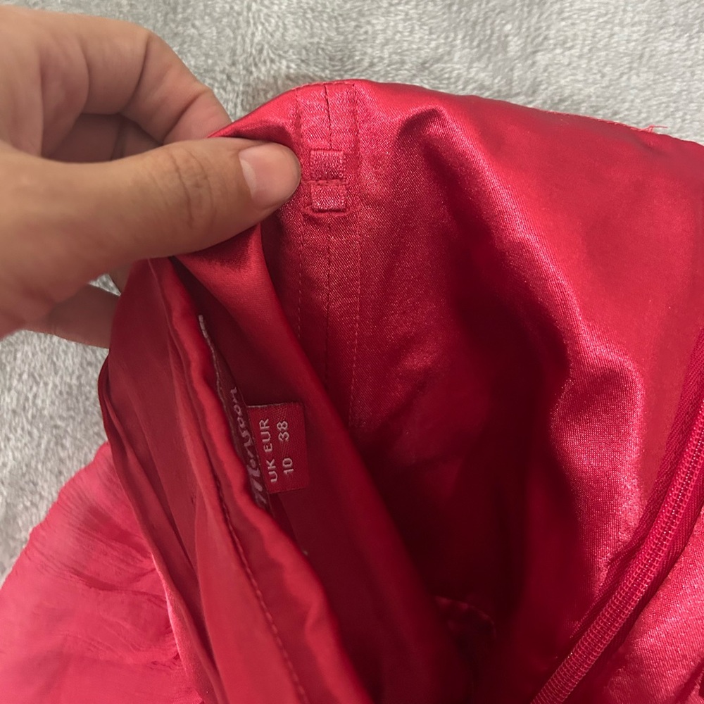 Monsoon silk strapless mini dress - Picture 14 of 14